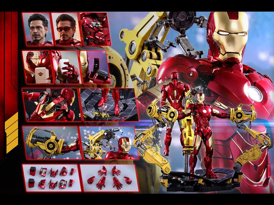 Iron Man 2 MMS462D22 Iron Man Mark IV 1/6th Scale Figure with Suit-Up Gantry Gallery Image 15