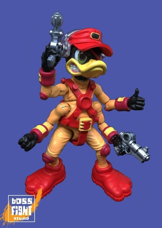 Figurine PVC Bucky O'Hare: Dead-Eye Duck Par Hasbro, 10cm, De 1991