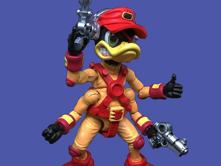 Figurine PVC Bucky O'Hare: Dead-Eye Duck Par Hasbro, 10cm, De 1991