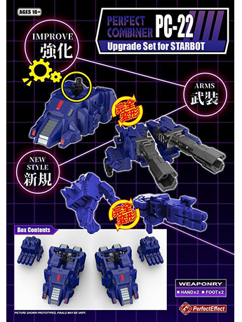 PC-22 Perfect Combiner Upgrade Set Gallery Image 2