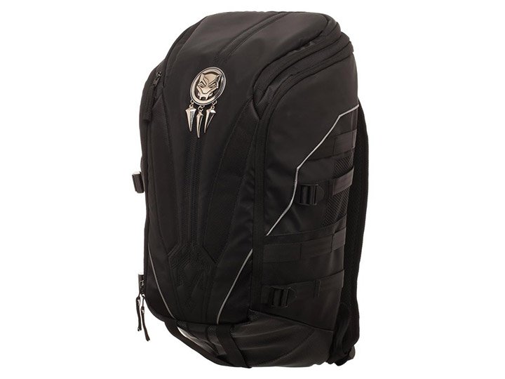 Black Panther Mixed Material Laptop Backpack Gallery Image 1