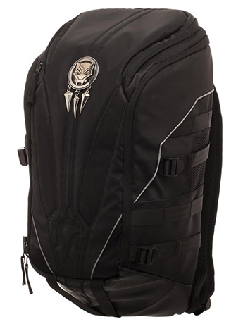 Black Panther Mixed Material Laptop Backpack Gallery Image 2