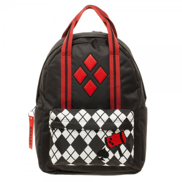 DC Comics Harley Quinn Pocket With Top Handle Backpack Gallery Image 6