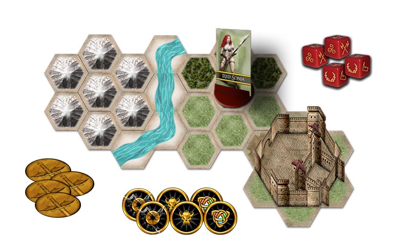 Red Sonja: Hyrkania's Legacy Collectible Board Game Gallery Image 4