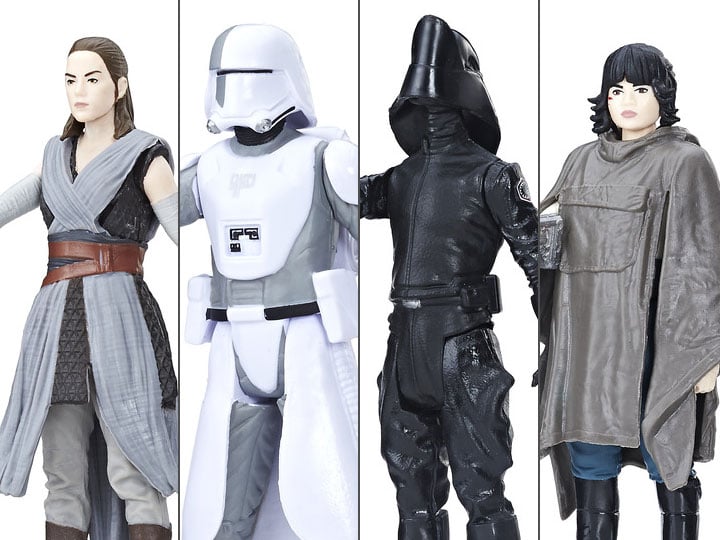 Star Wars 3.75" Force Link Battle on Crait Four-Pack (The Last Jedi) Gallery Image 1