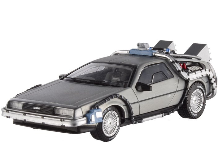 Back to the Future Hot Wheels Elite Cult Classic 1:43 Scale Time Machine Gallery Image 1
