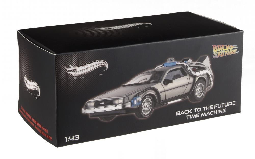 Back to the Future Hot Wheels Elite Cult Classic 1:43 Scale Time Machine Gallery Image 4