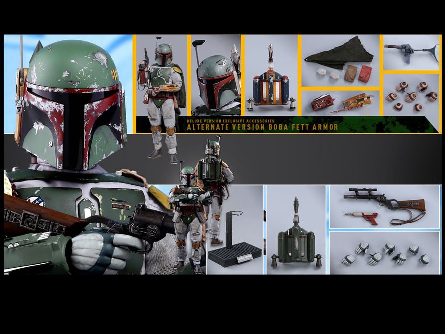Star Wars: The Empire Strikes Back MMS464 Boba Fett (Deluxe) 1/6th Scale Collectible Figure Gallery Image 17