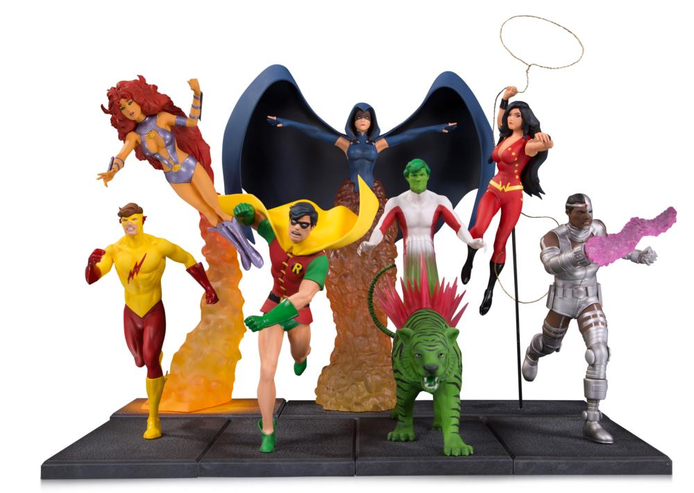 The New Teen Titans Raven Multi-Part Statue Diorama Gallery Image 4