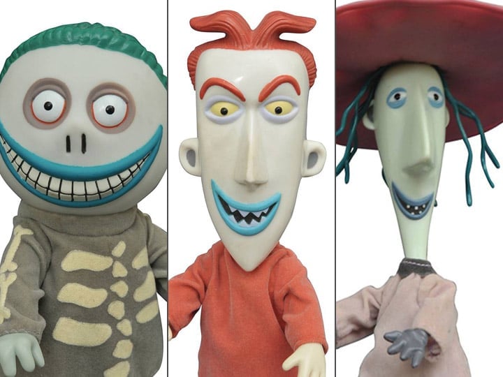 The Nightmare Before Christmas Lock Shock & Barrel Deluxe Doll Set Gallery Image 1