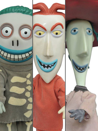 The Nightmare Before Christmas Lock Shock & Barrel Deluxe Doll Set Gallery Image 2