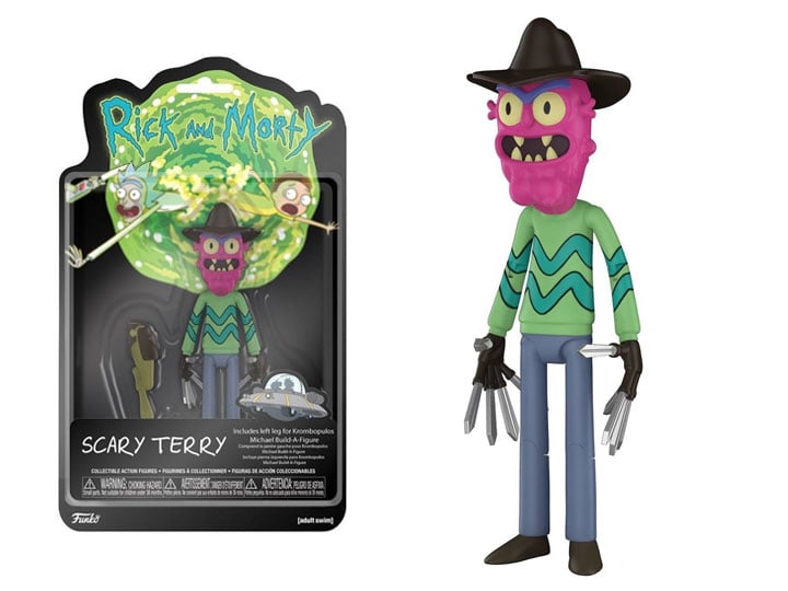 Rick and Morty Series 2 Scary Terry Action Figure (Krombopulos Michael Parts) Gallery Image 1