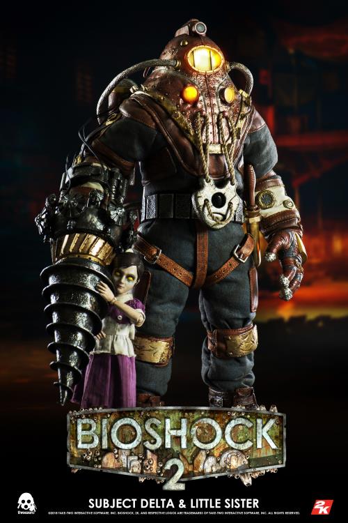 Bioshock 2 Subject Delta & Little Sister 1/6 Scale Collectible Figure Set Gallery Image 3