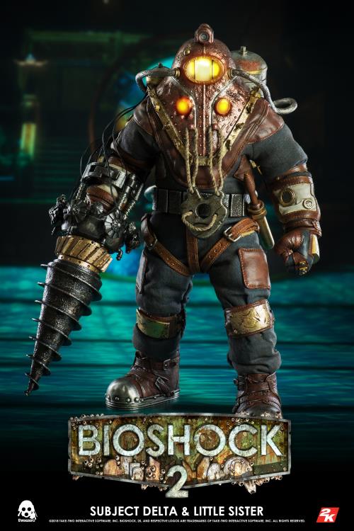 Bioshock 2 Subject Delta & Little Sister 1/6 Scale Collectible Figure Set Gallery Image 5