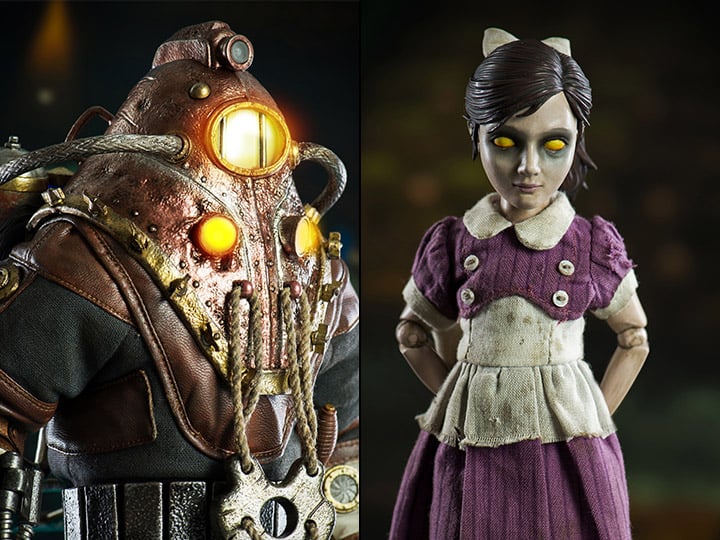 Bioshock 2 Subject Delta & Little Sister 1/6 Scale Collectible Figure Set Gallery Image 1