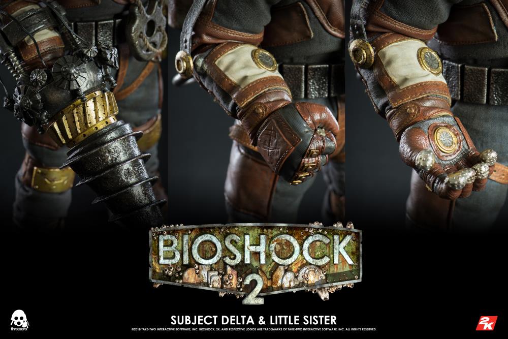 Bioshock 2 Subject Delta & Little Sister 1/6 Scale Collectible Figure Set Gallery Image 14