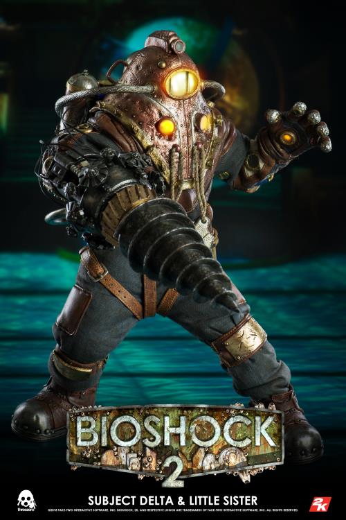 Bioshock 2 Subject Delta & Little Sister 1/6 Scale Collectible Figure Set Gallery Image 4
