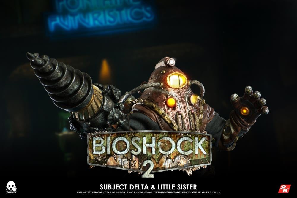 Bioshock 2 Subject Delta & Little Sister 1/6 Scale Collectible Figure Set Gallery Image 12