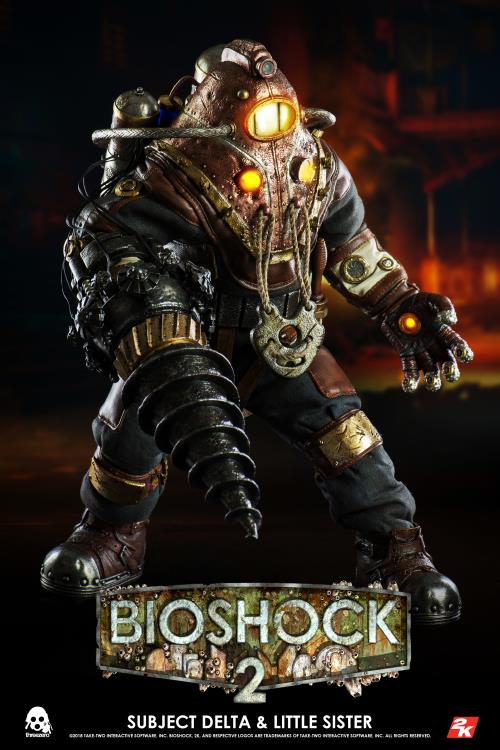 Bioshock 2 Subject Delta & Little Sister 1/6 Scale Collectible Figure Set Gallery Image 6