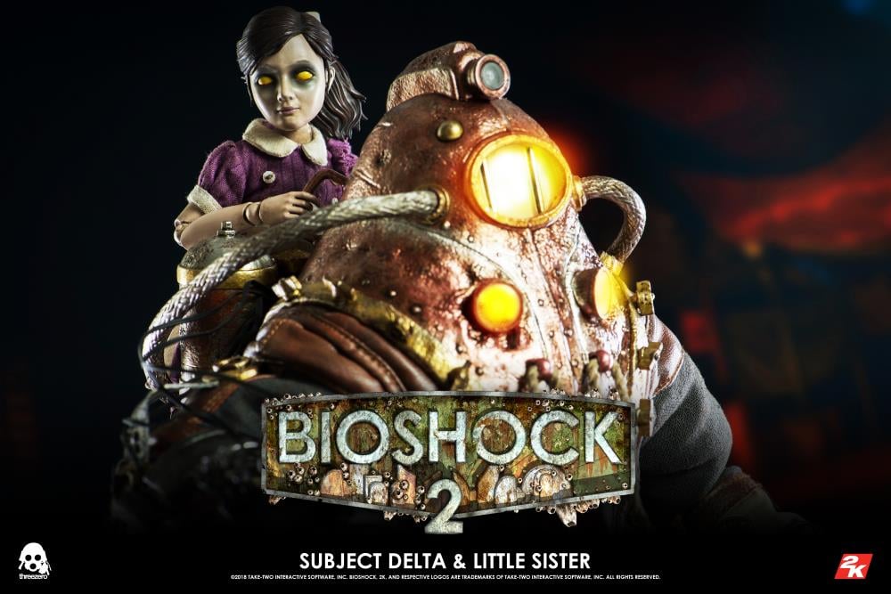 Bioshock 2 Subject Delta & Little Sister 1/6 Scale Collectible Figure Set Gallery Image 9