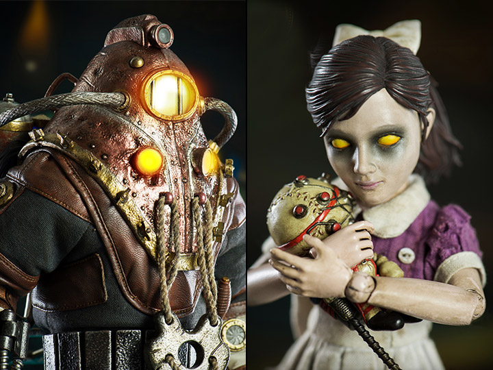 Bioshock 2 Subject Delta & Little Sister (Deluxe) 1/6 Scale Collectible Figure Set Gallery Image 1