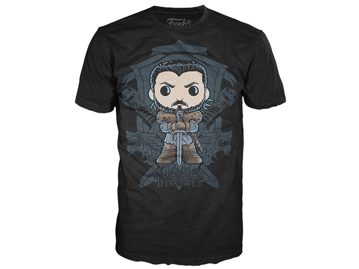 Pop! Tees: Game of Thrones - Jon Snow Crest Gallery Image 1