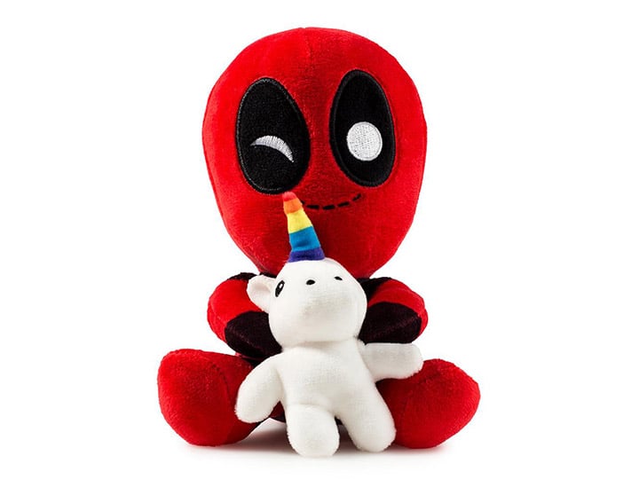 Marvel 7" Phunny Deadpool With Unicorn Plush Gallery Image 1