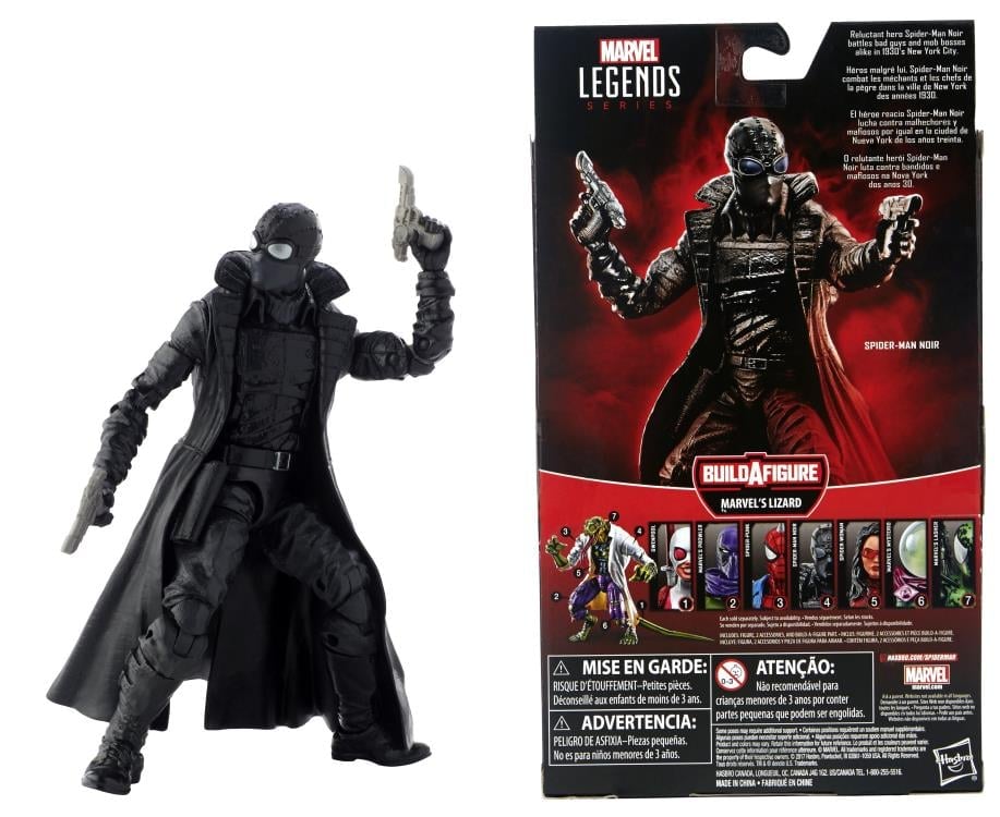 Spider-Man Marvel Legends Spider-Man Noir (Marvel's Lizard BAF) Gallery Image 7
