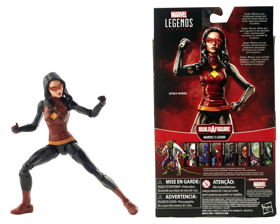 Spider-Man Marvel Legends Spider-Woman (Marvel's Lizard BAF) Gallery Image 7