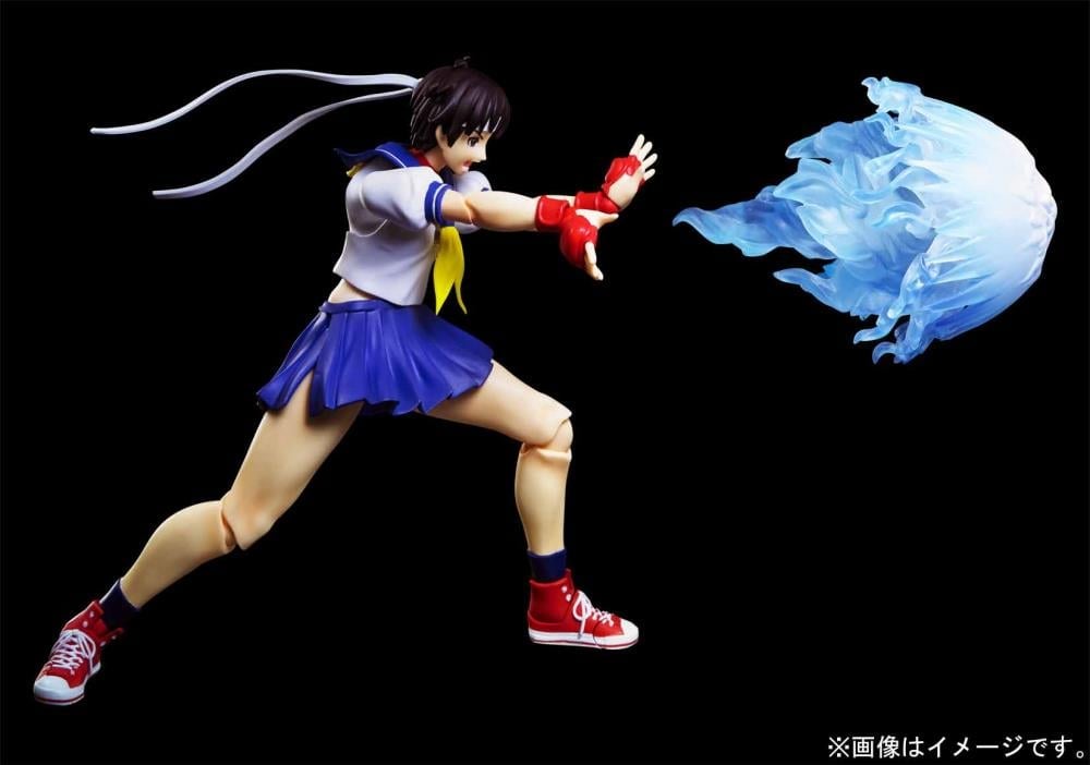 Street Fighter S.H.Figuarts Sakura Kasugano Action Figure Gallery Image 7