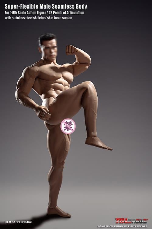 Super-Flexible Male Seamless 1/6 Scale Muscular Body (M35) Gallery Image 9