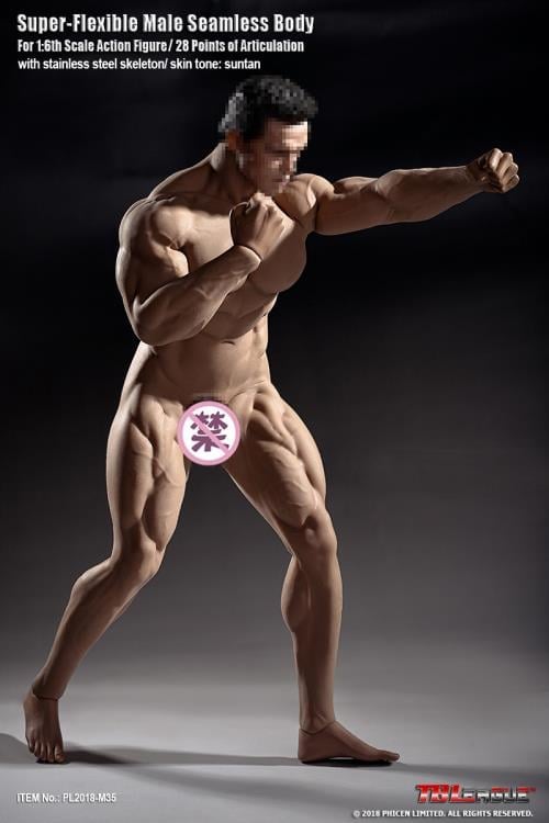 Super-Flexible Male Seamless 1/6 Scale Muscular Body (M35) Gallery Image 10