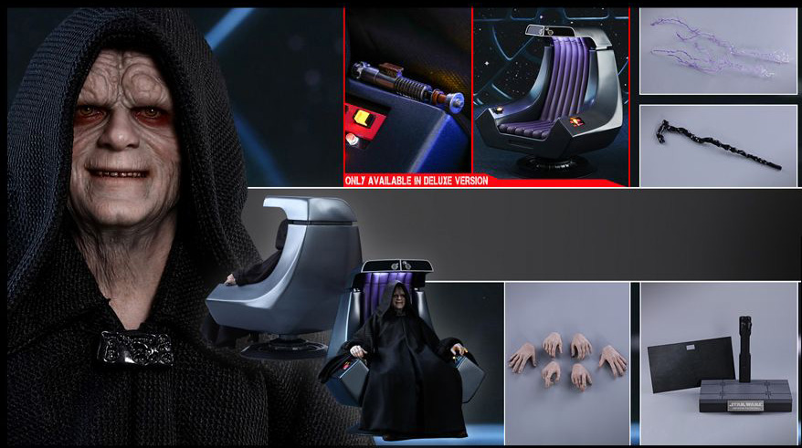 Star Wars: Return of the Jedi MMS468 Emperor Palpatine (Deluxe) 1/6th Scale Collectible Figure Gallery Image 15