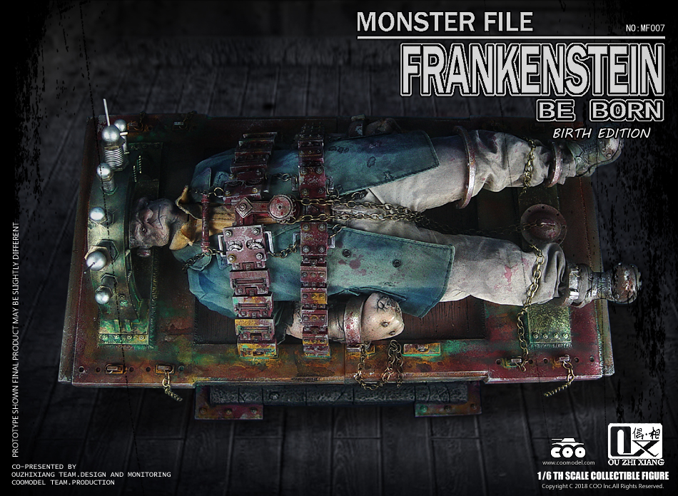 coomodel MF007 フランケンシュタイン・ビ・ボーン 1/6フィギュア Monster File No.07 Frankenstein (Birth Edition) Be Born 1/6 Scale