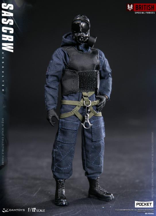 British Special Forces Pocket Elite Series SAS CRW Assaulter 1/12