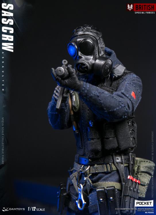 British Special Forces Pocket Elite Series SAS CRW Assaulter 1/12 Scale Figure Gallery Image 11