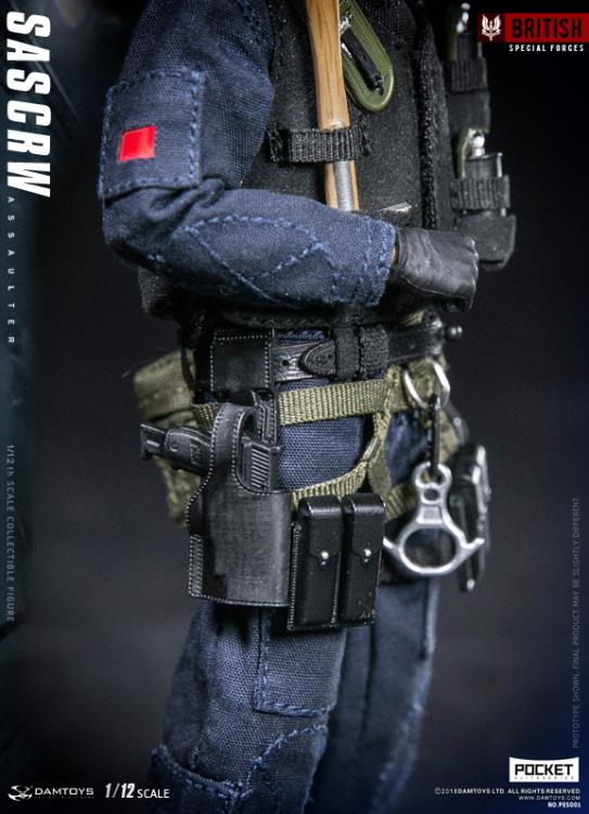 British Special Forces Pocket Elite Series SAS CRW Assaulter 1/12