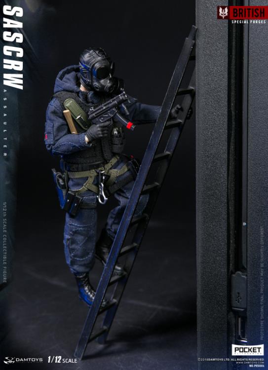 British Special Forces Pocket Elite Series SAS CRW Assaulter 1/12