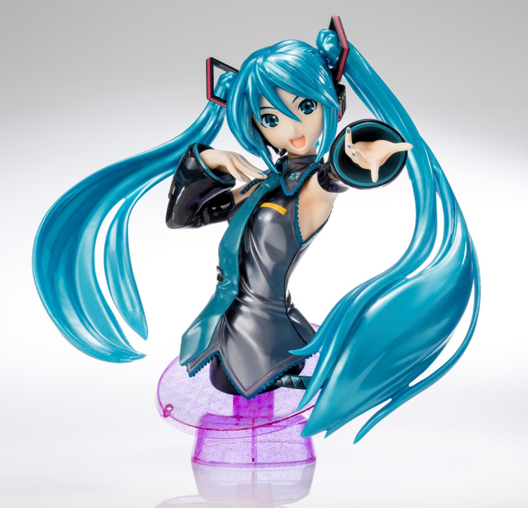 Vocaloid Figure-rise Hatsune Miku (Limited Color Edition) Bust Model Kit Gallery Image 6