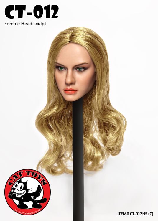 Cat Toys 1/6 Scale Female Head Sculpt (Blonde Hair) Gallery Image 3