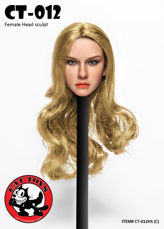 Cat Toys 1/6 Scale Female Head Sculpt (Blonde Hair) Gallery Image 4