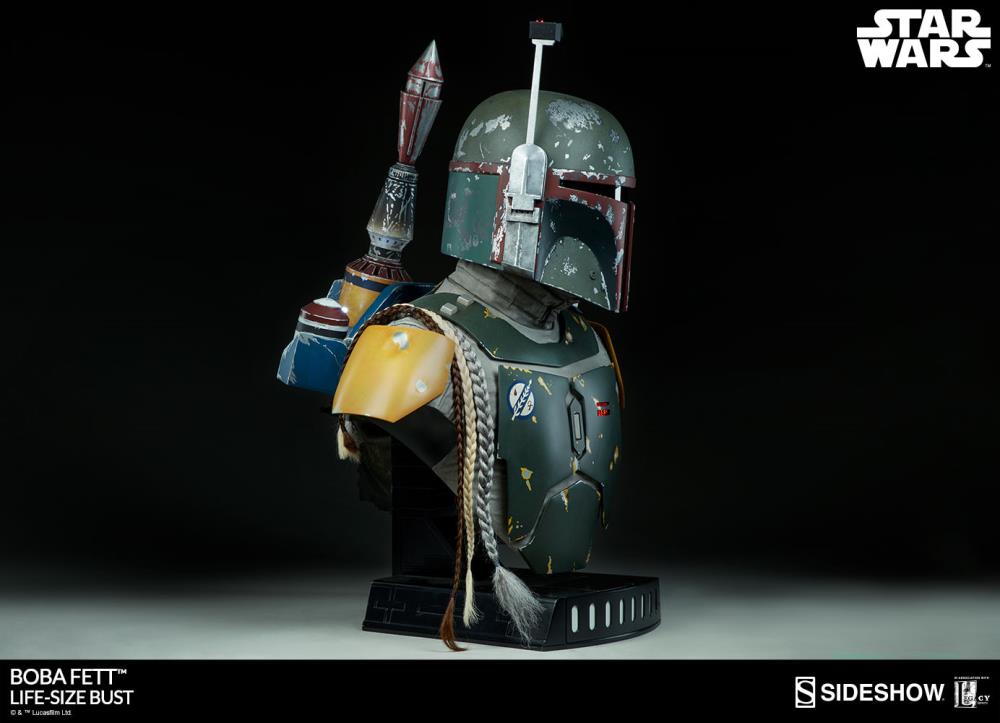 Star Wars Boba Fett (Return of the Jedi) Life-Size Bust Gallery Image 6