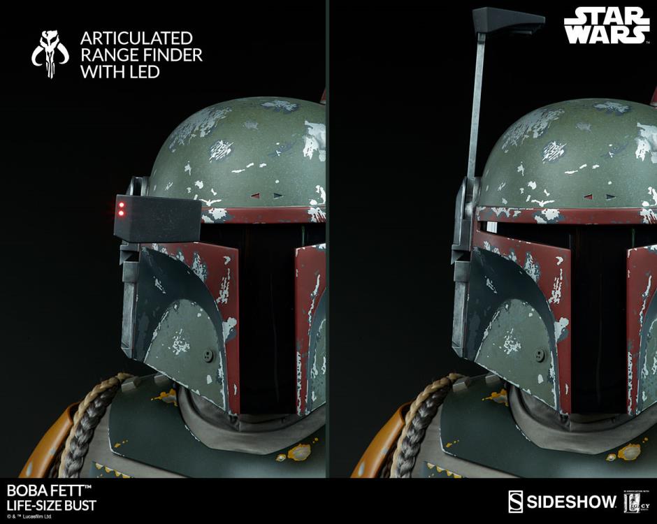 Star Wars Boba Fett (Return of the Jedi) Life-Size Bust Gallery Image 16