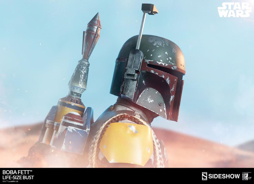 Star Wars Boba Fett (Return of the Jedi) Life-Size Bust Gallery Image 12
