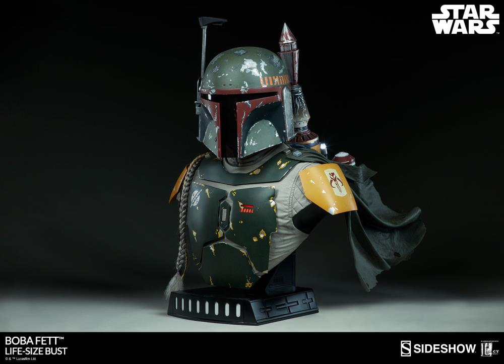 Star Wars Boba Fett (Return of the Jedi) Life-Size Bust Gallery Image 3