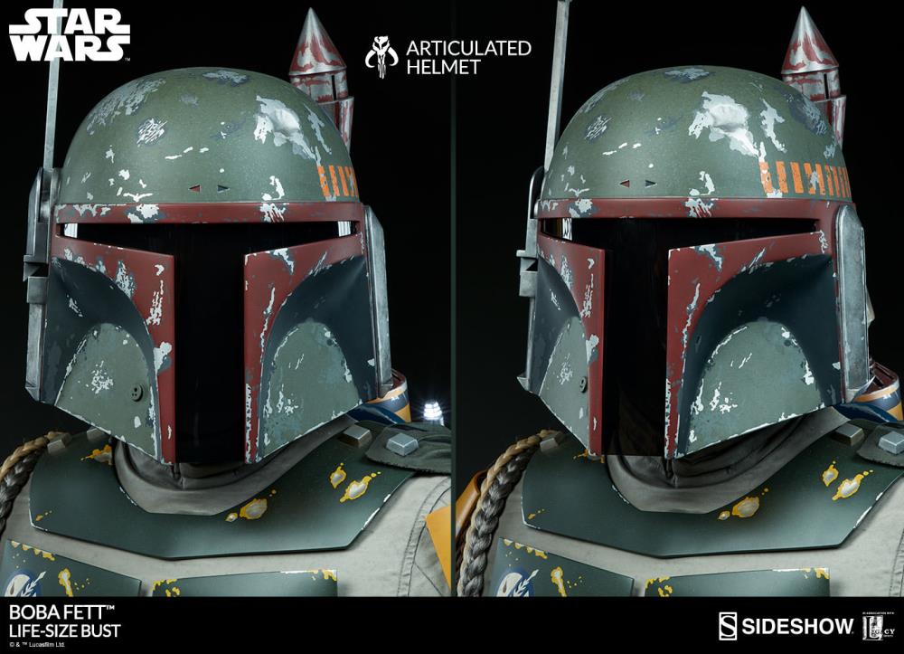Star Wars Boba Fett (Return of the Jedi) Life-Size Bust Gallery Image 15