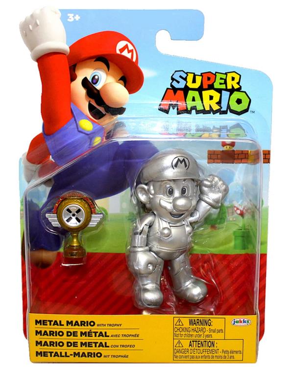 World of Nintendo 4" Metal Mario Figure Gallery Image 4