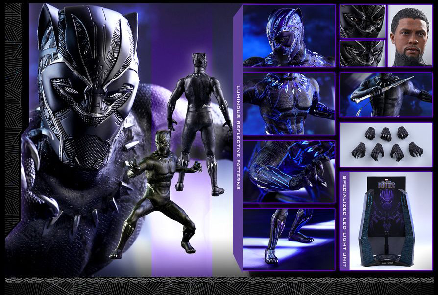 Black Panther MMS470 Black Panther 1/6th Scale Collectible Figure Gallery Image 17