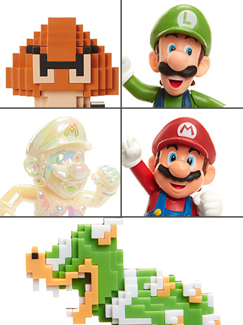 World of Nintendo 2.50" Limited Articulation Figure Wave 14 Set of 5 Gallery Image 2