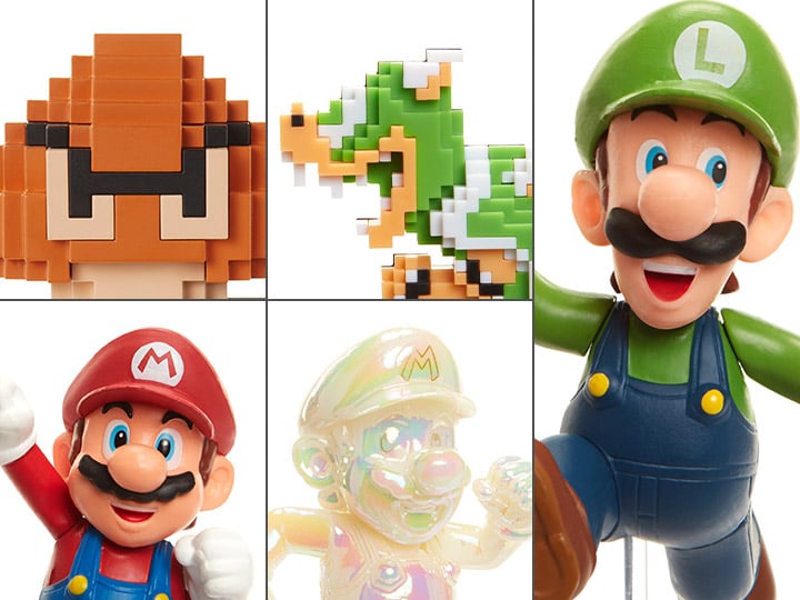 World of Nintendo 2.50" Limited Articulation Figure Wave 14 Set of 5 Gallery Image 1
